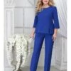 Women's Shirt Pants Sets Blue Solid Color Lace 3/4 Length Sleeve Business Daily Wear Basic Round Neck Regular Fit Spring &Fall 2 Women's Shirt Pants Sets Blue Solid Color Lace 3/4 Length Sleeve Business Daily Wear Basic Round Neck Regular Fit Spring &Fall -LIGHTINTHEBOX Shop aawthn1693567218398