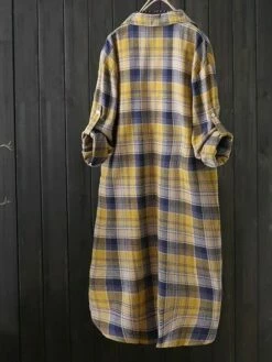 Women's Shirt Blouse Cotton Yellow Pink Khaki Plaid Button Print Long Sleeve Daily Going Out Weekend Streetwear Casual Shirt Collar Regular Fit Spring Fall Winter 23 Women's Shirt Blouse Cotton Yellow Pink Khaki Plaid Button Print Long Sleeve Daily Going Out Weekend Streetwear Casual Shirt Collar Regular Fit Spring Fall Winter -LIGHTINTHEBOX Shop abfthk1664278960434