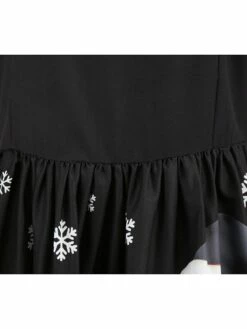 Women's Christmas Midi Dress Black Red Sleeveless Santa Claus Print Spring Summer Spaghetti Strap 2022 S M L XL 2XL -LIGHTINTHEBOX Shop agwkya1667980446974