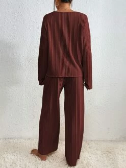 Women's Shirt Pants Sets Dark Grey Black Pink Solid Color Long Sleeve Casual Daily Daily V Neck Regular Fit Spring &Fall 34 Women's Shirt Pants Sets Dark Grey Black Pink Solid Color Long Sleeve Casual Daily Daily V Neck Regular Fit Spring &Fall -LIGHTINTHEBOX Shop aiqogr1694789547995