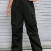 Women's Cargo Plus Size Pants Trousers Full Length Active Fashion Outdoor Street Black XL 2XL Fall Winter