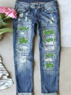 Women's Jeans Full Length Denim Medium Waist Fashion Trousers Daily Wear Casual Daily Deep Green Deep Pink S M Spring, Fall, Winter, Summer 18 Women's Jeans Full Length Denim Medium Waist Fashion Trousers Daily Wear Casual Daily Deep Green Deep Pink S M Spring, Fall, Winter, Summer -LIGHTINTHEBOX Shop aluqhp1666750761116