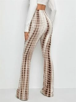 Women's Bell Bottom Pants Trousers Flare Leggings Full Length Micro-elastic High Waist Fashion Streetwear Street Daily Black Coffee S M Fall Winter -LIGHTINTHEBOX Shop amfatq1693552881117