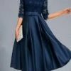 Women‘s Party Dress Wedding Guest Dress Lace Dress Swing Dress Midi Dress Navy Blue 3/4 Length Sleeve Pure Color Lace Winter Fall Spring Crew Neck Fashion Party Spring Dress 2023 XS S M L XL XXL 3XL 1 Women‘s Party Dress Wedding Guest Dress Lace Dress Swing Dress Midi Dress Navy Blue 3/4 Length Sleeve Pure Color Lace Winter Fall Spring Crew Neck Fashion Party Spring Dress 2023 XS S M L XL XXL 3XL -LIGHTINTHEBOX Shop anpwhx1672275723898