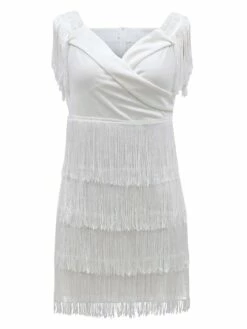 Women‘s Wedding Guest Dress Party Dress Fringe Dress Homecoming Dress Mini Dress Black White Sleeveless Pure Color Tassel Fringe Fall Spring Summer V Neck Fashion Birthday 2023 S M L XL 13 Women‘s Wedding Guest Dress Party Dress Fringe Dress Homecoming Dress Mini Dress Black White Sleeveless Pure Color Tassel Fringe Fall Spring Summer V Neck Fashion Birthday 2023 S M L XL -LIGHTINTHEBOX Shop aurqjs1635925838863