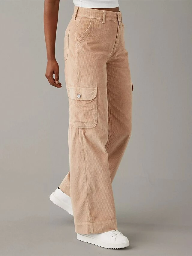 Women‘s Cargo Khaki Pants Wide Leg Trousers Full Length Active Fashion Outdoor Street Olive Green ArmyGreen S M Fall Winter 21 Women‘s Cargo Khaki Pants Wide Leg Trousers Full Length Active Fashion Outdoor Street Olive Green ArmyGreen S M Fall Winter - Image 19