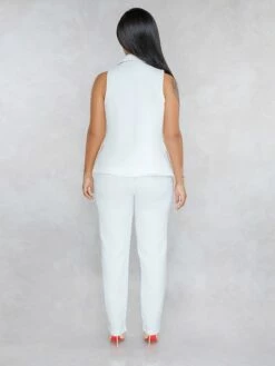 Women's Blazer Vest Office Suit Pants Sets White Solid Color Sleeveless Office Work Business Basic Shirt Collar Regular Fit Fall & Winter 22 Women's Blazer Vest Office Suit Pants Sets White Solid Color Sleeveless Office Work Business Basic Shirt Collar Regular Fit Fall & Winter -LIGHTINTHEBOX Shop awcgoo1642412423063