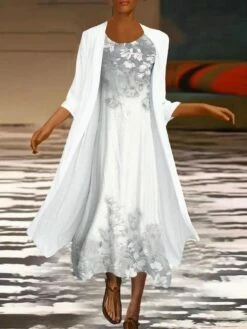 Women‘s Dress Set Two Piece Dress Midi Dress Green Blue Purple Pink White Long Sleeve Floral Ruched Print Summer Spring Fall Crew Neck Elegant Casual Classic 2023 S M L XL XXL 3XL / Summer Dress 15 Women‘s Dress Set Two Piece Dress Midi Dress Green Blue Purple Pink White Long Sleeve Floral Ruched Print Summer Spring Fall Crew Neck Elegant Casual Classic 2023 S M L XL XXL 3XL / Summer Dress -LIGHTINTHEBOX Shop axwcsv1644574077557