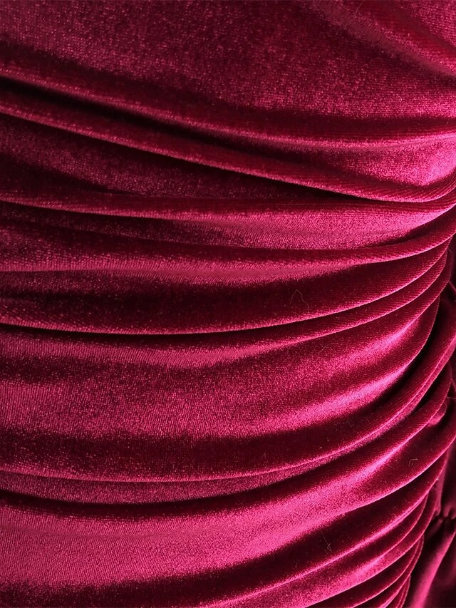 Women's Party Dress Velvet Dress Homecoming Dress Mini Dress Black Pink Wine Long Sleeve Pure Color Ruched Fall Winter Autumn Square Neck Fashion Winter Dress Vacation Fall Dress 2023 S M L XL 15 Women's Party Dress Velvet Dress Homecoming Dress Mini Dress Black Pink Wine Long Sleeve Pure Color Ruched Fall Winter Autumn Square Neck Fashion Winter Dress Vacation Fall Dress 2023 S M L XL - Image 13