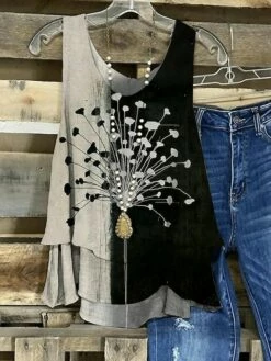 Women's Plus Size Tank Top Black Blue Purple Plain Layered Sleeveless Casual Basic U Neck Regular Fit