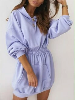 Women's Casual Dress Hoodie Dress Mini Dress Active Daily Outdoor Holiday Vacation Hoodie Pocket Solid Color Regular Fit Black White Pink S M L XL XXL 33 Women's Casual Dress Hoodie Dress Mini Dress Active Daily Outdoor Holiday Vacation Hoodie Pocket Solid Color Regular Fit Black White Pink S M L XL XXL -LIGHTINTHEBOX Shop bbyqgw1695027796549