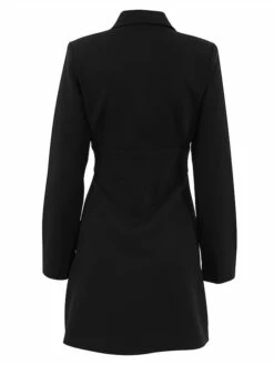 Women's Work Dress Blazer Dress Sheath Dress Fashion Office Daily Workfashion Mini Dress Button Lapel Long Sleeve Plain Regular Fit Black Fall Winter S M L -LIGHTINTHEBOX Shop bcnpiw1695645277488