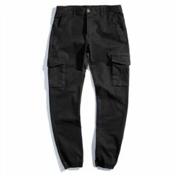 Blue Buttoned Plain Casual Cargo Pants 16 Blue Buttoned Plain Casual Cargo Pants -LIGHTINTHEBOX Shop bfqvod1626164552025