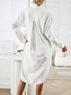 Women's Casual Dress Work Dress Shift Dress Mini Dress Outdoor Office Business Cotton Classic Modern Shirt Collar Button Pocket Long Sleeve Summer Spring Fall 2023 Loose Fit Black White Blue Pure 26 Women's Casual Dress Work Dress Shift Dress Mini Dress Outdoor Office Business Cotton Classic Modern Shirt Collar Button Pocket Long Sleeve Summer Spring Fall 2023 Loose Fit Black White Blue Pure -LIGHTINTHEBOX Shop bjuujy1688542176421