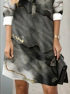 Women's Shirt Dress Casual Dress Cotton Linen Dress Midi Dress Polyester Fashion Casual Daily Outdoor Daily Vacation Shirt Collar Button Print 3/4 Length Sleeve Spring Fall Winter 2023 Loose Fit Gray 7 Women's Shirt Dress Casual Dress Cotton Linen Dress Midi Dress Polyester Fashion Casual Daily Outdoor Daily Vacation Shirt Collar Button Print 3/4 Length Sleeve Spring Fall Winter 2023 Loose Fit Gray -LIGHTINTHEBOX Shop bkbtnt1696734712326