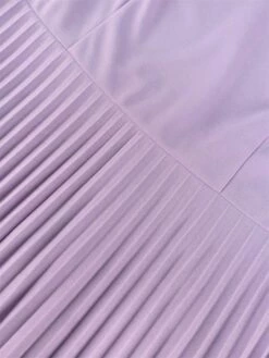 Women's Plus Size Curve Party Dress Work Dress Swing Dress Plain Midi Dress Long Sleeve Pleated Cut Out V Neck Fashion Party Purple Fall Winter XL XXL 3XL 4XL -LIGHTINTHEBOX Shop blbuhh1694165779010