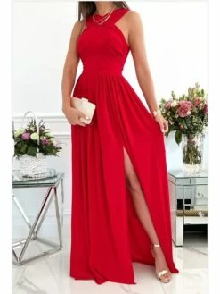 Women's Party Dress Wedding Guest Dress Long Dress Maxi Dress Wine Red Beige Sleeveless Pure Color Backless Spring Summer Halter Neck 2023 S M L XL XXL 6 Women's Party Dress Wedding Guest Dress Long Dress Maxi Dress Wine Red Beige Sleeveless Pure Color Backless Spring Summer Halter Neck 2023 S M L XL XXL -LIGHTINTHEBOX Shop bpbdop1650880205327