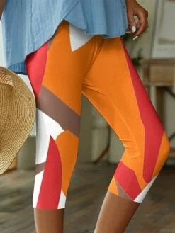 Women's Shapewear Capri Pants Orange Red White Comfort Halloween Casual Daily Wear High Elasticity Capris Breathability Geometic S M L XL 2XL 6 Women's Shapewear Capri Pants Orange Red White Comfort Halloween Casual Daily Wear High Elasticity Capris Breathability Geometic S M L XL 2XL -LIGHTINTHEBOX Shop bqerjp1691132972320
