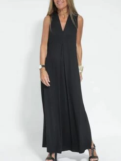 Women's Casual Dress Black Dress White Dress Long Dress Maxi Dress Ruched Split Outdoor Daily Vacation Fashion Modern V Neck Sleeveless 2023 Regular Fit Black White Green Color S M L XL XXL Size 19 Women's Casual Dress Black Dress White Dress Long Dress Maxi Dress Ruched Split Outdoor Daily Vacation Fashion Modern V Neck Sleeveless 2023 Regular Fit Black White Green Color S M L XL XXL Size -LIGHTINTHEBOX Shop bwczsy1686650623376