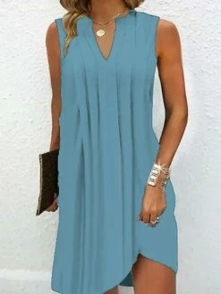 Women's Casual Dress Tank Dress Summer Dress Mini Dress Ruched Street Daily Date Basic Modern V Neck Sleeveless 2023 Regular Fit Black White Blue Color S M L XL XXL Size -LIGHTINTHEBOX Shop bxxumg1683191505399