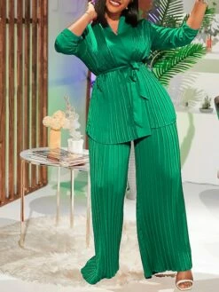 Women's Shirt Pants Sets White Red Fuchsia Solid Color Long Sleeve Casual Daily Fashion Neon & Bright V Neck Regular Fit Spring &Fall