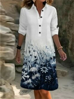 Women's Shirt Dress Casual Dress Cotton Linen Dress Midi Dress Polyester Fashion Casual Daily Outdoor Daily Vacation Shirt Collar Button Pocket Long Sleeve Summer Spring Fall 2023 Loose Fit White 8 Women's Shirt Dress Casual Dress Cotton Linen Dress Midi Dress Polyester Fashion Casual Daily Outdoor Daily Vacation Shirt Collar Button Pocket Long Sleeve Summer Spring Fall 2023 Loose Fit White -LIGHTINTHEBOX Shop bznpcu1691732046809