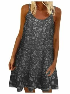 Women's Shift Dress Midi Dress Vintage Purple Vintage Green Vintage Gray Sleeveless Print Print Summer Spring Crew Neck Casual Daily 2023 S M L XL XXL 3XL 4XL 5XL 22 Women's Shift Dress Midi Dress Vintage Purple Vintage Green Vintage Gray Sleeveless Print Print Summer Spring Crew Neck Casual Daily 2023 S M L XL XXL 3XL 4XL 5XL -LIGHTINTHEBOX Shop cfbmqu1620187128219