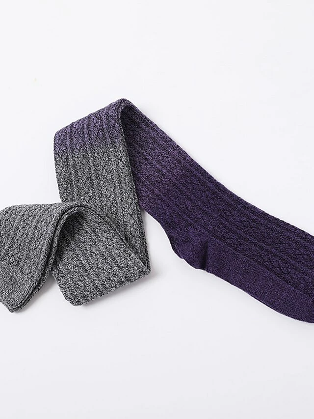 Women's Stockings Thigh-High Crimping Socks All Seasons Tights Thermal Warm Stretchy Knitting Fashion Casual Daily Purple One-Size 13 Women's Stockings Thigh-High Crimping Socks All Seasons Tights Thermal Warm Stretchy Knitting Fashion Casual Daily Purple One-Size - Image 11