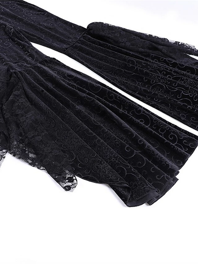 Women's Bell Bottom Pants Trousers Full Length Fashion Streetwear Party Outdoor Black S M Fall Winter 9 Women's Bell Bottom Pants Trousers Full Length Fashion Streetwear Party Outdoor Black S M Fall Winter - Image 7