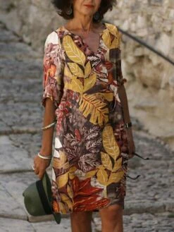 Women's Casual Dress Ethnic Dress Shift Dress Floral Tribal Print Split Neck Midi Dress Vintage Ethnic Outdoor Daily Half Sleeve Regular Fit Black Yellow Blue Summer Spring S M L XL XXL 21 Women's Casual Dress Ethnic Dress Shift Dress Floral Tribal Print Split Neck Midi Dress Vintage Ethnic Outdoor Daily Half Sleeve Regular Fit Black Yellow Blue Summer Spring S M L XL XXL -LIGHTINTHEBOX Shop cjenqh1690197234016