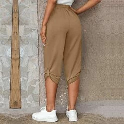 Women's Capri Shorts Black Wine Blue Fashion Casual Daily Side Pockets Calf-Length Comfort Plain S M L XL 2XL -LIGHTINTHEBOX Shop cnkcdy1682411329695