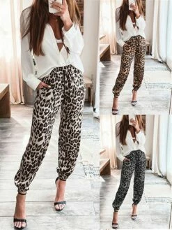 Women's Sweatpants Pants Trousers Full Length Fashion Streetwear Street Daily Grey Red S M Fall Winter