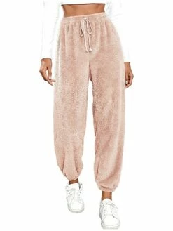 Women's Fleece Pants Sweatpants Chinos Pants Trousers Flannel Dark Brown Black Pink High Waist Fashion Streetwear Daily Wear Vacation Casual Daily Micro-elastic Full Length Comfy Solid Colored XS S M 26 Women's Fleece Pants Sweatpants Chinos Pants Trousers Flannel Dark Brown Black Pink High Waist Fashion Streetwear Daily Wear Vacation Casual Daily Micro-elastic Full Length Comfy Solid Colored XS S M -LIGHTINTHEBOX Shop cqtfff1691478272466