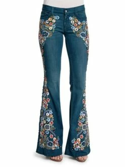 Women's Jeans Bootcut Bell Bottom Full Length Denim Embroidered Micro-elastic Mid Waist Fashion Streetwear Street Daily Dark Blue LightBlue S M Fall Winter 8 Women's Jeans Bootcut Bell Bottom Full Length Denim Embroidered Micro-elastic Mid Waist Fashion Streetwear Street Daily Dark Blue LightBlue S M Fall Winter -LIGHTINTHEBOX Shop cufmwe1693910727300