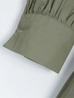 Women's Shirt Dress Casual Dress Sheath Dress Mini Dress Outdoor Daily Vacation Polyester Fashion Modern Shirt Collar Lace Up Long Sleeve Spring Fall Winter 2023 Regular Fit ArmyGreen Black White -LIGHTINTHEBOX Shop cuhubq1695027663795