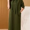 Women's Casual Dress Hoodie Dress Midi Dress Active Daily Outdoor Going Out Weekend Hoodie Pocket Solid Color Loose Fit Black Pink Green M L XL XXL 3XL 2 Women's Casual Dress Hoodie Dress Midi Dress Active Daily Outdoor Going Out Weekend Hoodie Pocket Solid Color Loose Fit Black Pink Green M L XL XXL 3XL -LIGHTINTHEBOX Shop dbpjxc1694427871313