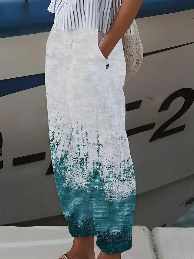 Women's Baggy Cropped Pants Full Length Pocket Baggy Stylish Chino Daily Going Out Gray Green Navy S M All Seasons 3 Women's Baggy Cropped Pants Full Length Pocket Baggy Stylish Chino Daily Going Out Gray Green Navy S M All Seasons