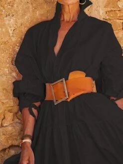 Women's Shirt Dress Casual Dress Swing Dress Maxi Long Dress Outdoor Daily Polyester Fashion Casual Shirt Collar Lace Up Button Long Sleeve Summer Spring Fall 2023 Regular Fit Black White Pink Pure 20 Women's Shirt Dress Casual Dress Swing Dress Maxi Long Dress Outdoor Daily Polyester Fashion Casual Shirt Collar Lace Up Button Long Sleeve Summer Spring Fall 2023 Regular Fit Black White Pink Pure -LIGHTINTHEBOX Shop dljdiy1678781465000