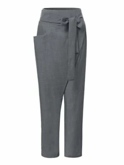 Women's Dress Pants Pants Trousers Ankle-Length Cotton Pocket High Cut Micro-elastic High Waist Fashion Work Office Business Black Green S M Fall & Winter -LIGHTINTHEBOX Shop dmhbth1695729593948