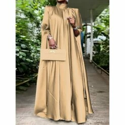 Women's Prom Dress Party Dress Satin Dress Long Dress Maxi Dress Black Yellow Pink Sleeveless Pure Color Ruched Summer Spring Fall Stand Collar Fashion Birthday Evening Party Wedding Guest 2023 M -LIGHTINTHEBOX Shop dniclr1673854315628