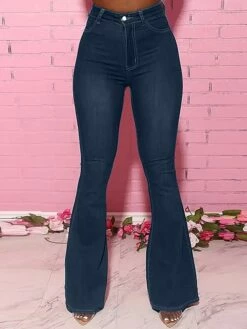 Women‘s Flare Jeans Bootcut Bell Bottom Full Length Cotton Denim Micro-elastic Mid Waist Fashion Streetwear Street Daily Robin‘s Egg Blue Dark Navy XL 2XL Fall Winter 18 Women‘s Flare Jeans Bootcut Bell Bottom Full Length Cotton Denim Micro-elastic Mid Waist Fashion Streetwear Street Daily Robin‘s Egg Blue Dark Navy XL 2XL Fall Winter -LIGHTINTHEBOX Shop dnylfo1694586800338