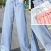 Women's Wide Leg Pants Trousers Baggy Full Length Pocket Baggy Micro-elastic High Waist Fashion Streetwear Street Daily Black White M L Summer Spring 2 Women's Wide Leg Pants Trousers Baggy Full Length Pocket Baggy Micro-elastic High Waist Fashion Streetwear Street Daily Black White M L Summer Spring -LIGHTINTHEBOX Shop donlnd1691404860381