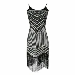 Women's Retro 1920s Fringe Dress Midi Dress Party Halloween Sequins Tassel Fringe Geometric Spaghetti Strap Sleeveless Regular Fit Spring Fall 2023 Silver Black S M L XL 23 Women's Retro 1920s Fringe Dress Midi Dress Party Halloween Sequins Tassel Fringe Geometric Spaghetti Strap Sleeveless Regular Fit Spring Fall 2023 Silver Black S M L XL -LIGHTINTHEBOX Shop dooemt1692615916947