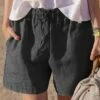 Women's Linen Pants Shorts Faux Linen Black White Khaki Fashion Casual Weekend Side Pockets Short Comfort Plain S M L XL 2XL 1 Women's Linen Pants Shorts Faux Linen Black White Khaki Fashion Casual Weekend Side Pockets Short Comfort Plain S M L XL 2XL -LIGHTINTHEBOX Shop dorkll1680839291374