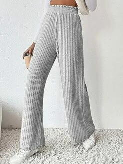 Women's Wide Leg Chinos Pants Trousers Full Length Fashion Streetwear Street Daily Olive Green Yellow-green S M Fall Winter