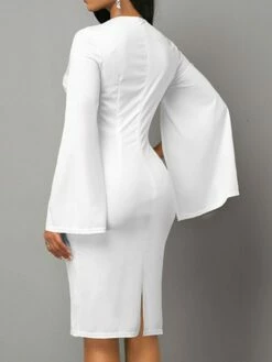 Women's Bodycon Sheath Dress Church Dress Midi Dress Black White Long Sleeve Floral Split Summer Spring Crew Neck Stylish Winter Dress Fall Dress 2023 S M L XL XXL 14 Women's Bodycon Sheath Dress Church Dress Midi Dress Black White Long Sleeve Floral Split Summer Spring Crew Neck Stylish Winter Dress Fall Dress 2023 S M L XL XXL -LIGHTINTHEBOX Shop duehzs1654832300381