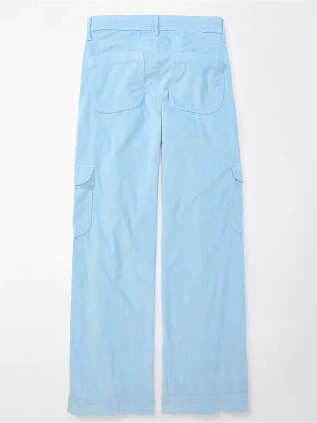 Women‘s Cargo Khaki Pants Wide Leg Trousers Full Length Active Fashion Outdoor Street Olive Green ArmyGreen S M Fall Winter 14 Women‘s Cargo Khaki Pants Wide Leg Trousers Full Length Active Fashion Outdoor Street Olive Green ArmyGreen S M Fall Winter - Image 12