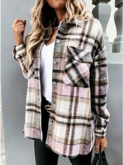 Women's Blouse Shacket Pink Red Blue Plaid Button Pocket Print Long Sleeve Casual Fashion Shirt Collar Regular Fit Spring &Fall 24 Women's Blouse Shacket Pink Red Blue Plaid Button Pocket Print Long Sleeve Casual Fashion Shirt Collar Regular Fit Spring &Fall -LIGHTINTHEBOX Shop dzldnd1694777500728