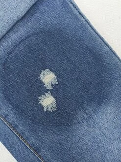 Women's Jeans Skinny Cropped Pants Full Length Fashion Streetwear Street Daily Grey Blue S M Summer Fall -LIGHTINTHEBOX Shop dzmyoo1694754618567