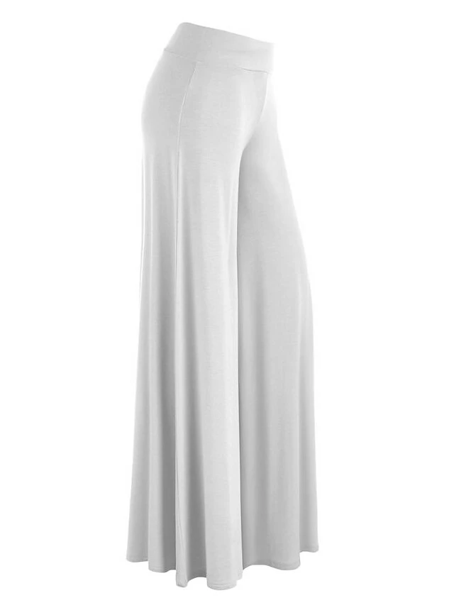 Women's Basic Essential Yoga Culottes Wide Leg Palazzo Slacks Wide Leg Full Length Pants Sports Outdoor Daily Stretchy Solid Color High Waist Slim Sapphire Wine Pink Green White S M L XL XXL 9 Women's Basic Essential Yoga Culottes Wide Leg Palazzo Slacks Wide Leg Full Length Pants Sports Outdoor Daily Stretchy Solid Color High Waist Slim Sapphire Wine Pink Green White S M L XL XXL - Image 7